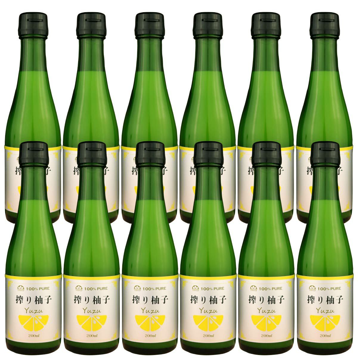 搾り柚子（200ml）12本（柚子果汁100％） | 柚子屋本店ONLINE STORE