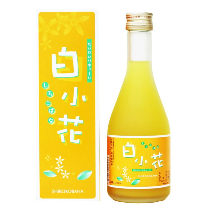  【酒】白小花だいだいリキュール（300ml）