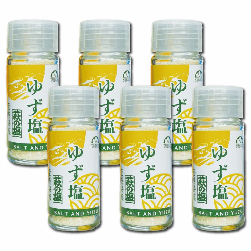 ゆず塩（瓶入25g）6本 | 柚子屋本店ONLINE STORE