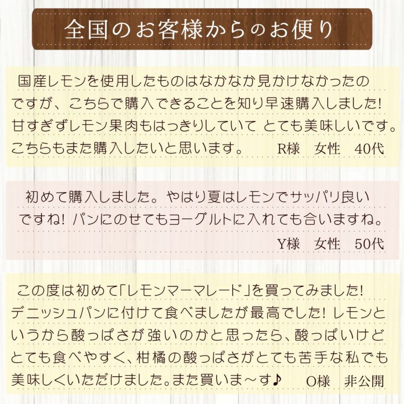 レモンマーマレード2025(160g)6本
