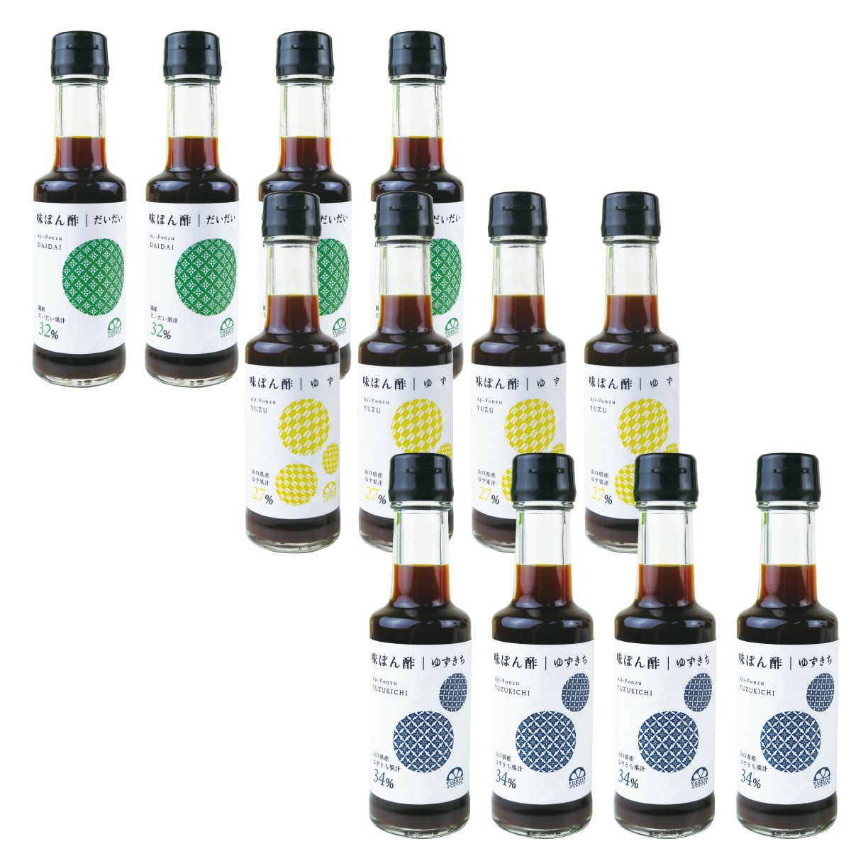 味ぽん酢アソート12本セット[14609] | 柚子屋本店ONLINE STORE 