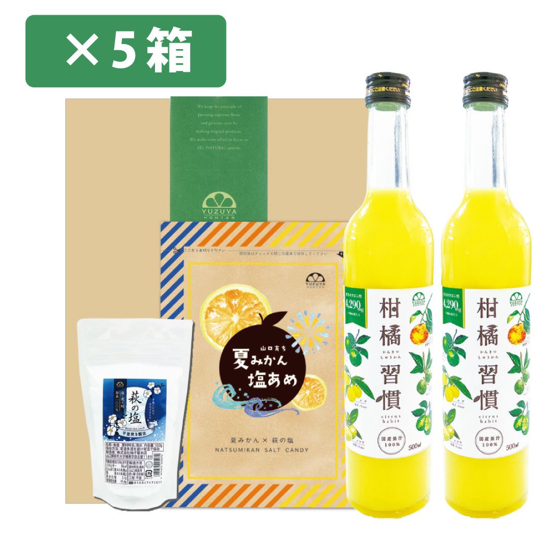 ☆熱中症対策ギフトB×5箱[14432-p5]|お中元,熱中症,クエン酸,ミネラル,柑橘製品,ギフト,ラッピング無料,人気,お取り寄せギフト,まとめ買い