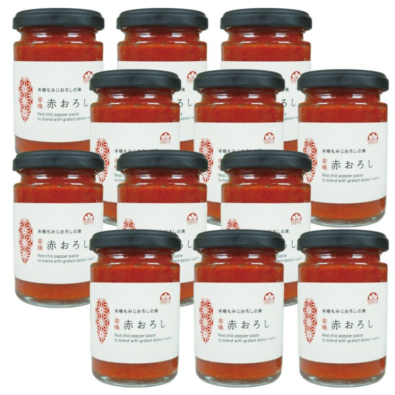 赤おろし（150g） 12本 | 柚子屋本店ONLINE STORE