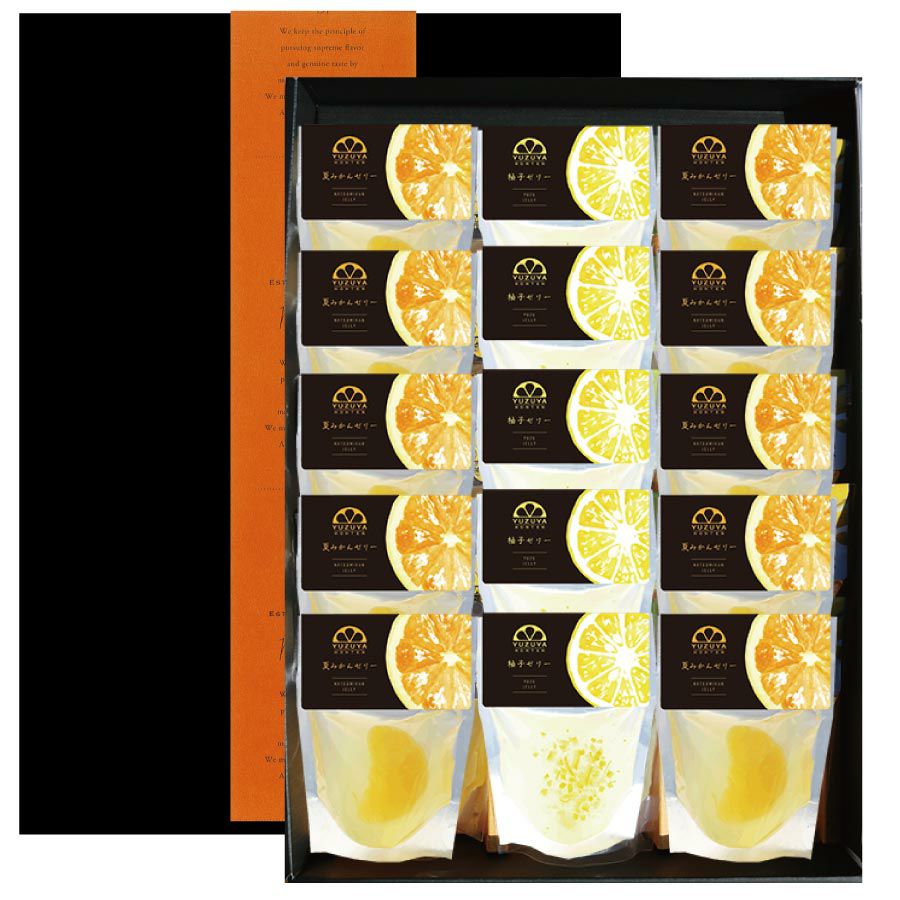 2種ゼリー贈答用箱入15個アソート（80g）[15415]