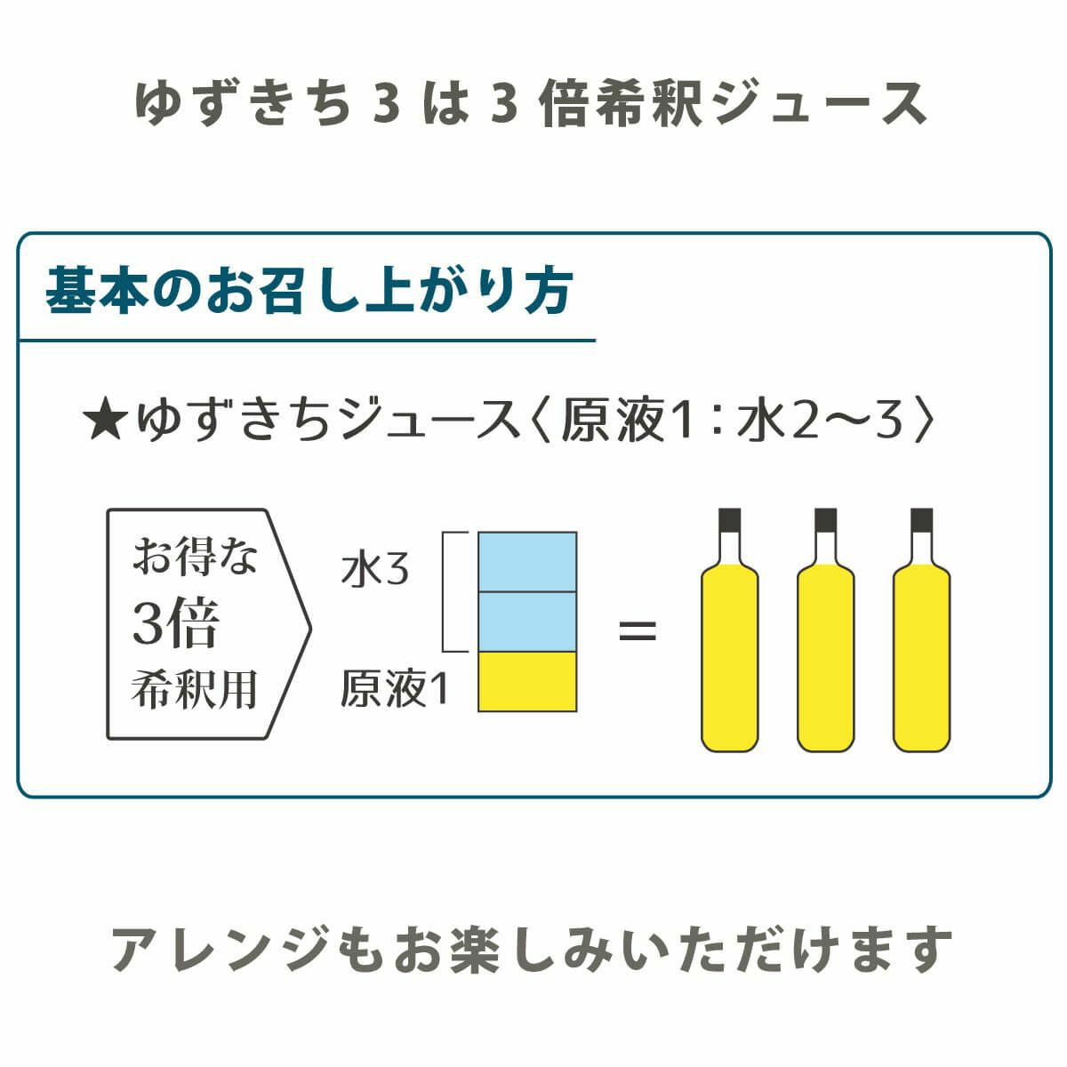 柚子＆ゆずきち6本ジュースセット(500ml×6本)[4785]